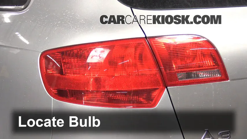 2007 Audi A3 2.0L 4 Cyl. Turbo Lights Brake Light (replace bulb)